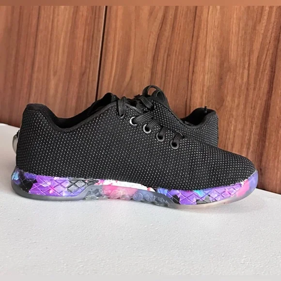 NOBULL Women's Black Space Floral Trainers W6-M4.5 - Picture 6 of 14